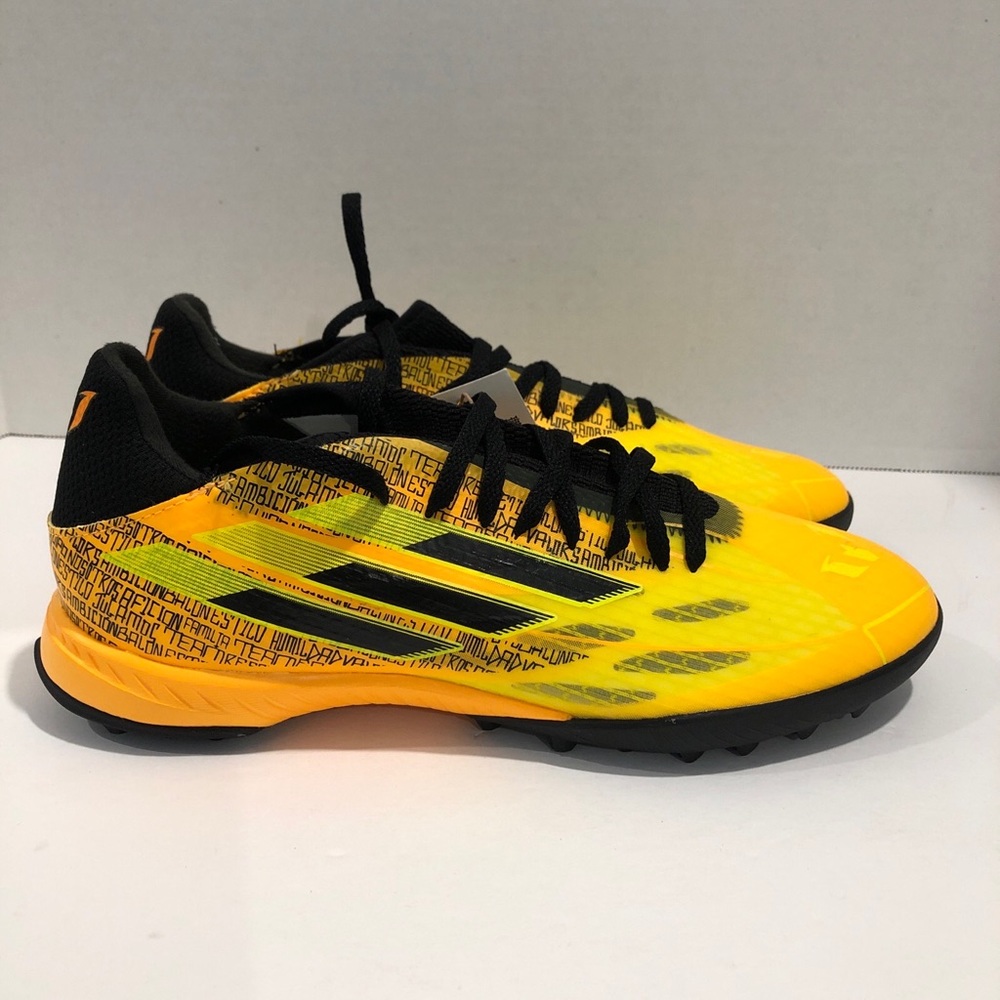 ADIDAS X SPEEDFLOW MESSI.3 TF Shoes Solar Gold/Black Men Sz Wom 7.5 GW7423
